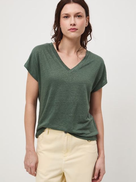 Medicine t-shirt damski lniany - zdjęcie produktu nr 1