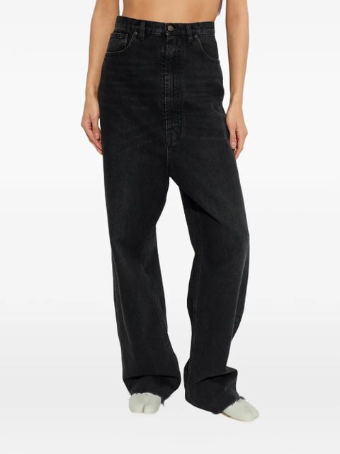 Maison Margiela raw-cut jeans - Black