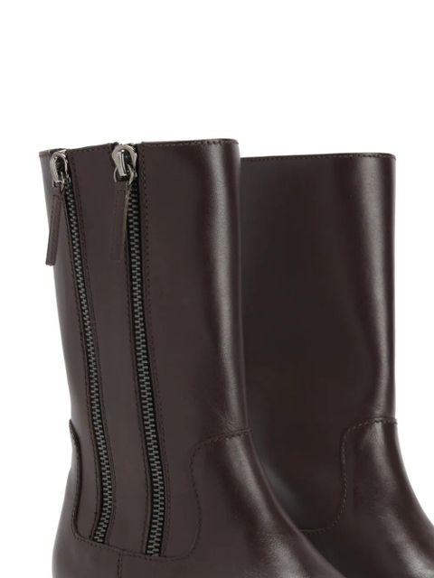 Giuseppe Zanotti Foustine leather ankle boots - Brown