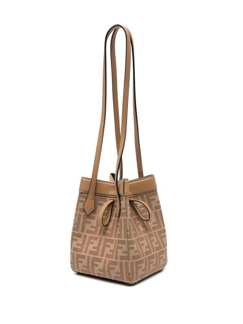 FENDI mini Origami bucket bag - Brown