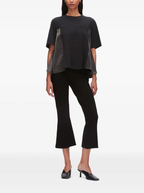 3.1 Phillip Lim panelled T-shirt - Black