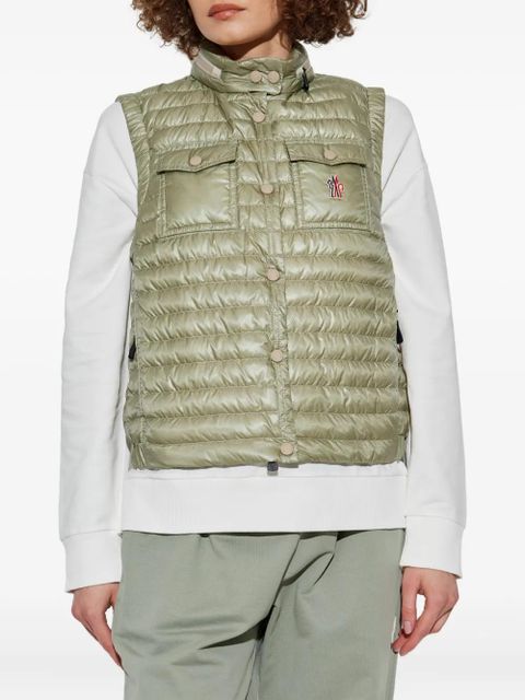 Moncler Grenoble Gumiane gilet - Green