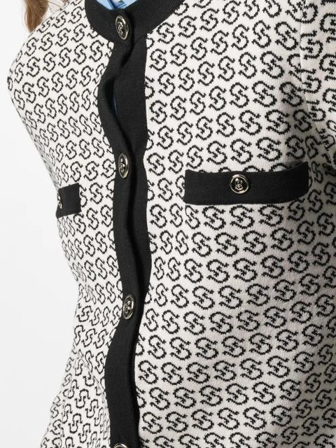 Ferragamo Gancini Galoure knitted jacket - Neutrals