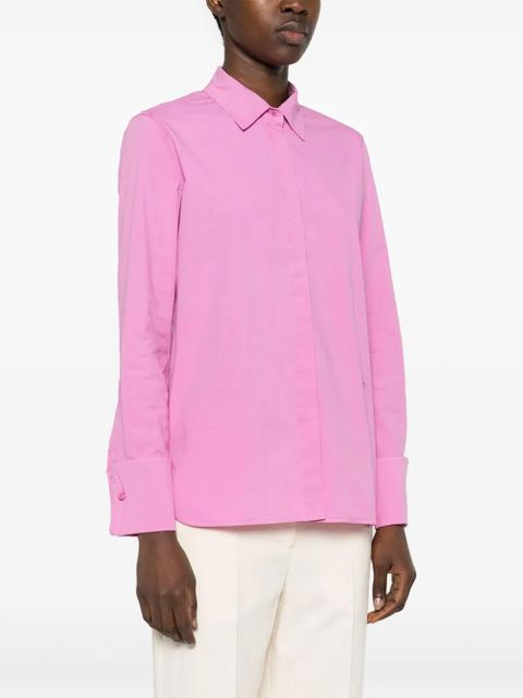 Max Mara logo-embroidered shirt - Pink