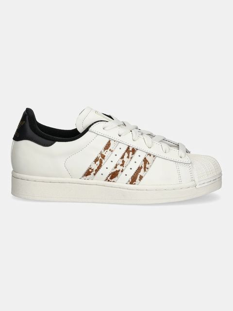 adidas Originals sneakersy skórzane Superstar II W damskie kolor beżowy JQ6473