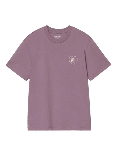 Carhartt WIP Hearts Of Hartts cotton T-shirt - Purple - zdjęcie produktu nr 1