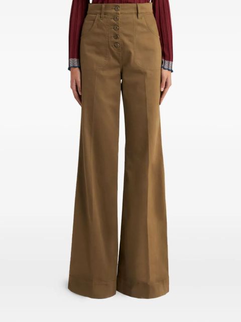 ETRO flared jeans - Brown