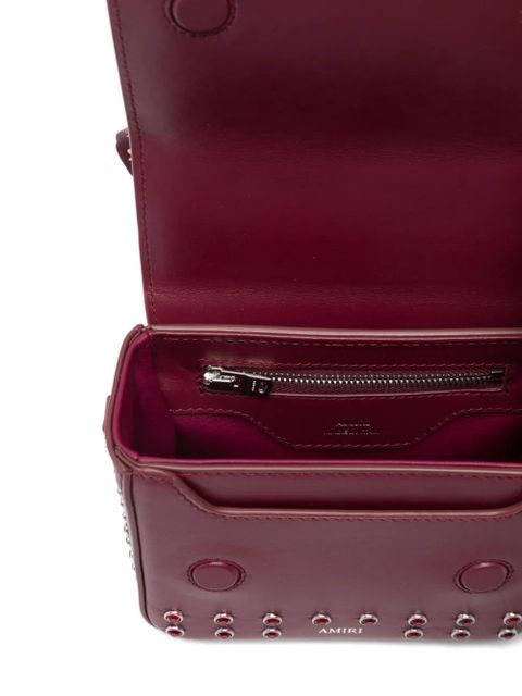AMIRI micro MA Stud tote bag - Red