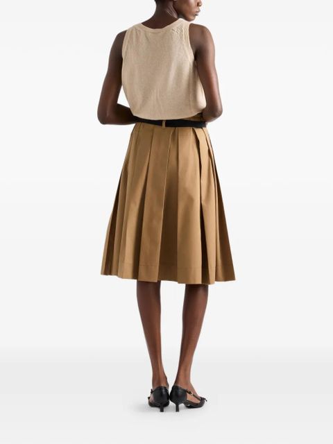 Prada cashmere tank top - Neutrals