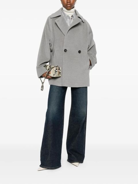 Max Mara Aryan double-breasted coat - Grey