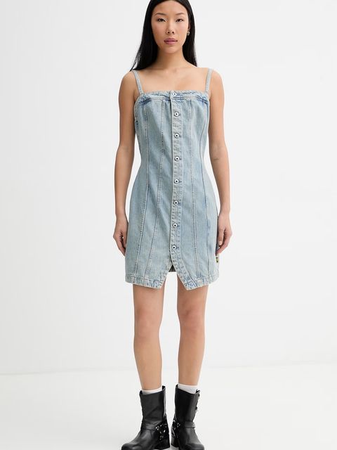 G-Star sukienka jeansowa Kick Bustier - zdjęcie produktu nr 1