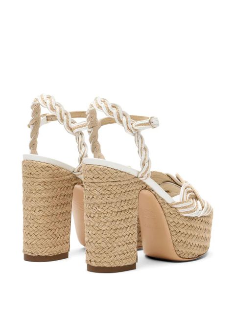Casadei Thaiti platform sandals - White