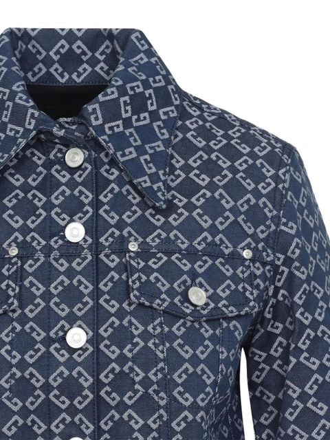Givenchy monogram-jacquard jacket - Blue