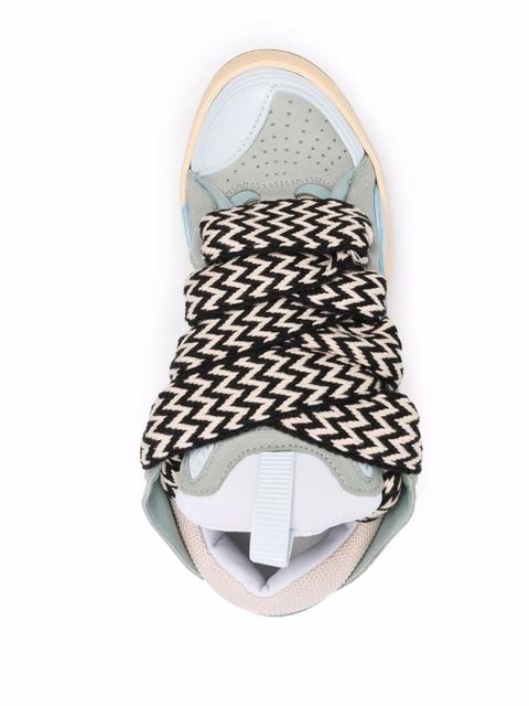 Lanvin Curb lace-up sneakers - Blue