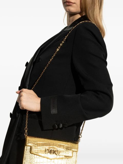Versace Medusa '95 crocodile-effect clutch bag - Gold - zdjęcie produktu nr 2