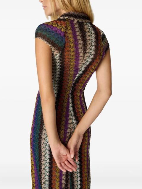 Missoni stripe-pattern maxi dress - Multicolour