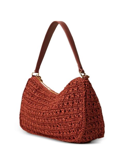 TWINSET woven chain shoulder bag - Brown - zdjęcie produktu nr 2