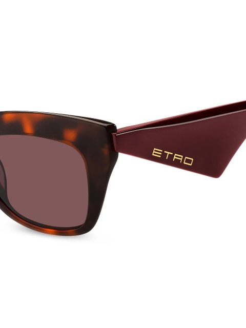 ETRO tortoiseshell-effect cat-eye sunglasses - Brown