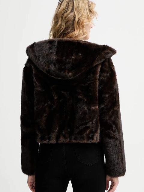 Answear.LAB kurtka kolor brązowy przejściowa