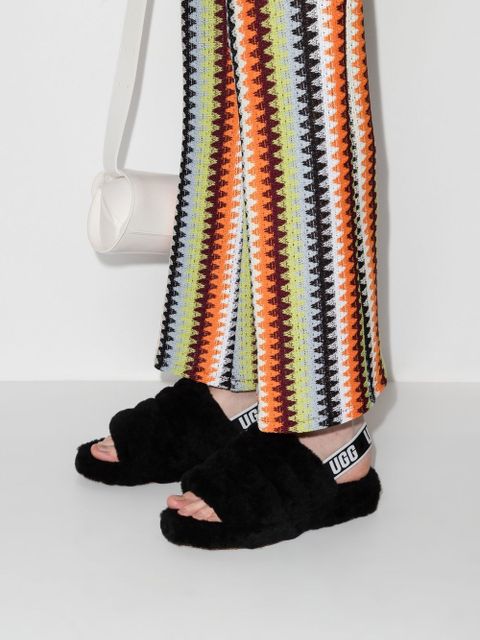 UGG Fluff Yeah flatform slippers - Black - zdjęcie produktu nr 2