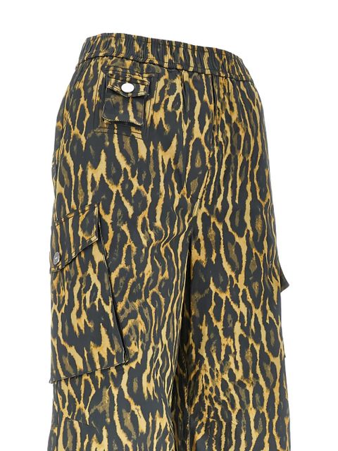 GANNI leopard-print trousers - Brown - zdjęcie produktu nr 2