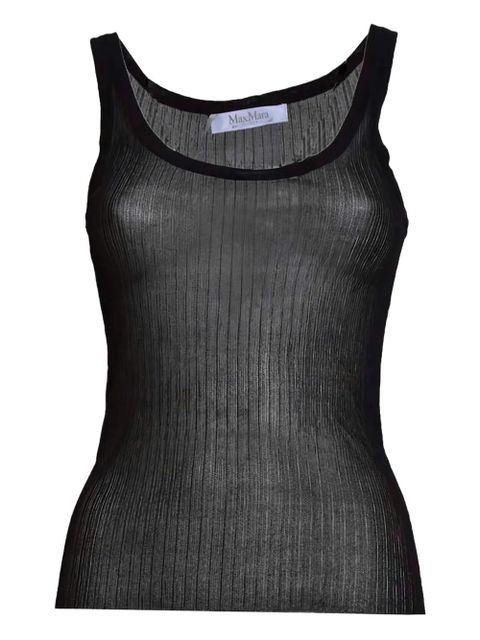 Max Mara crew-neck top - Black - zdjęcie produktu nr 1