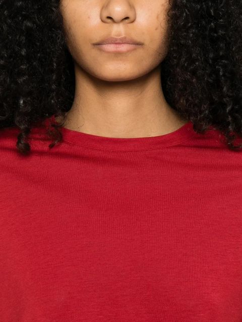 TOTEME crew-neck long-sleeved T-shirt - Red