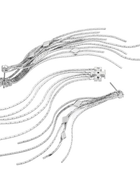 Tory Burch chain post-back earrings - Silver