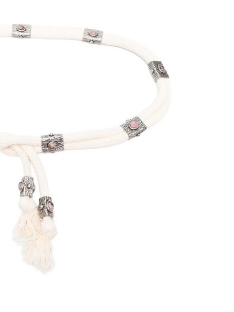 ISABEL MARANT tassel-detail belt - Neutrals
