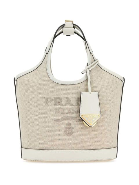 Prada logo-print bucket bag - Neutrals - zdjęcie produktu nr 1