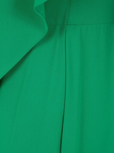 Lauren Ralph Lauren Georgette cape one-shoulder jumpsuit - Green