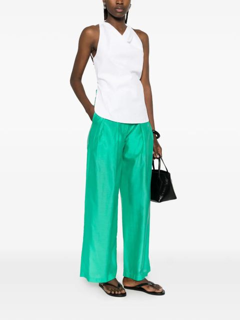 SOLOTRE pleated trousers - Green - zdjęcie produktu nr 2