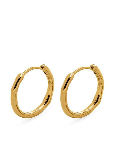 Monica Vinader Siren small hoop earrings - Gold - zdjęcie produktu nr 1