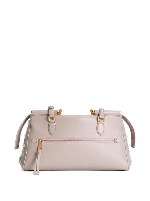 Dolce & Gabbana medium Vittoria handbag with embroidery - Grey - zdjęcie produktu nr 2