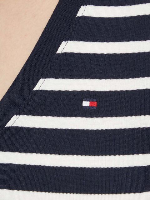 Tommy Hilfiger t-shirt bawełniany damski kolor granatowy WW0WW40584