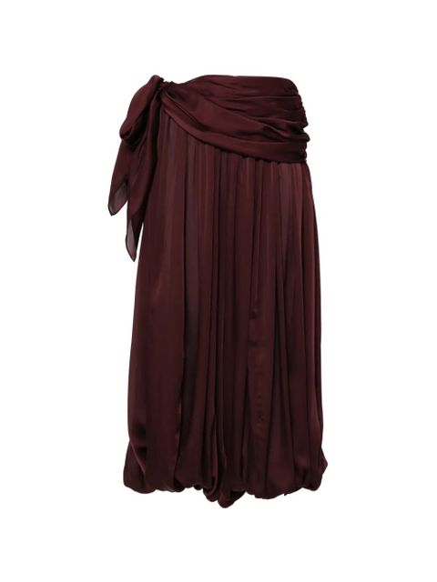 ZIMMERMANN Luna Draped Harem trousers - Brown - zdjęcie produktu nr 1