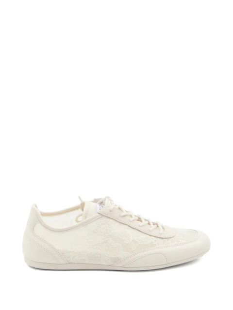Jimmy Choo lace-detail sneakers - White - zdjęcie produktu nr 1