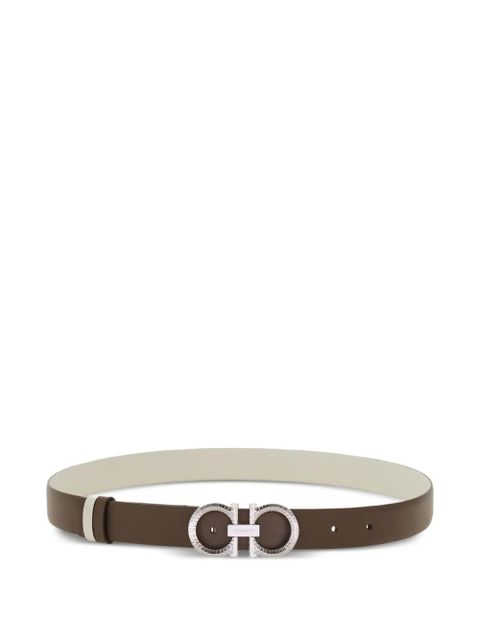 Ferragamo reversible adjustable Gancini belt - Brown - zdjęcie produktu nr 1