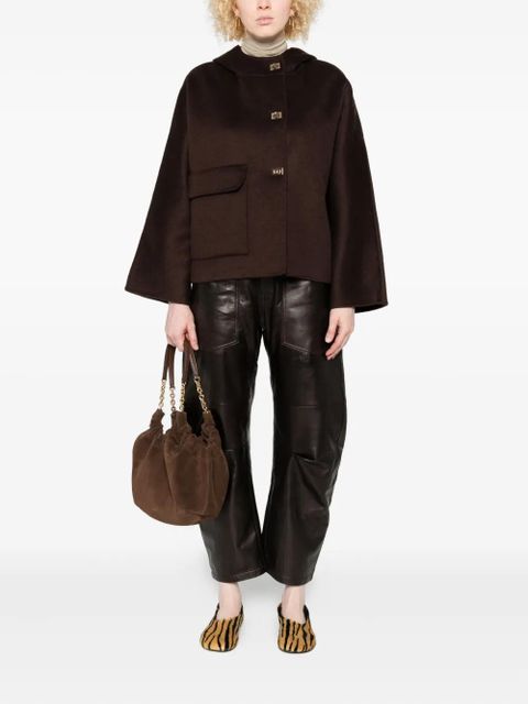 Ba&Sh hooded patch-pocket jacket - Brown - zdjęcie produktu nr 2