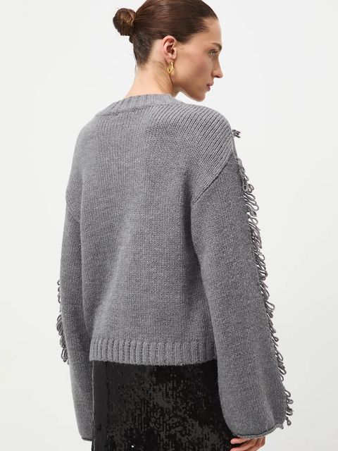 Medicine sweter damski kolor szary