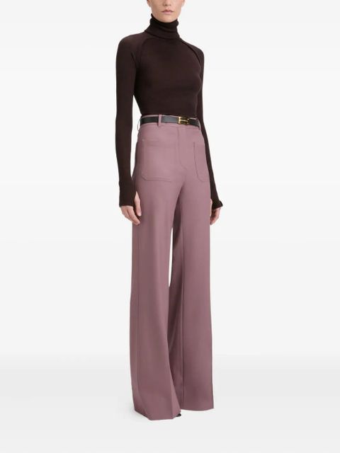 Victoria Beckham Alina pocket-detail trousers - Pink