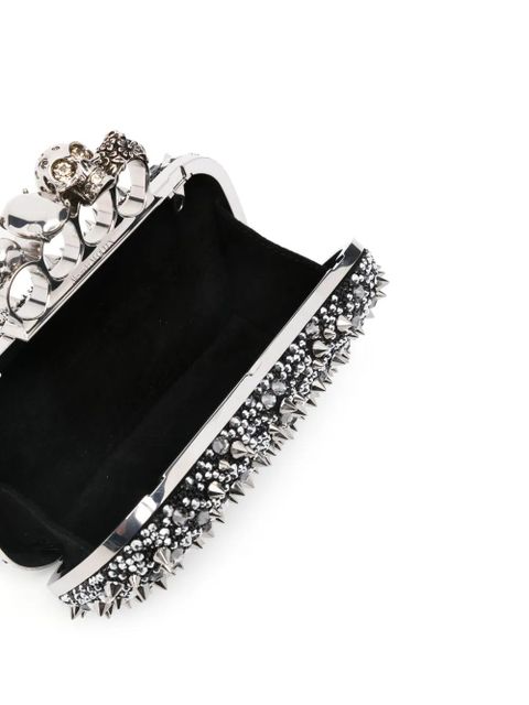 Alexander McQueen Knuckle clutch bag - Black