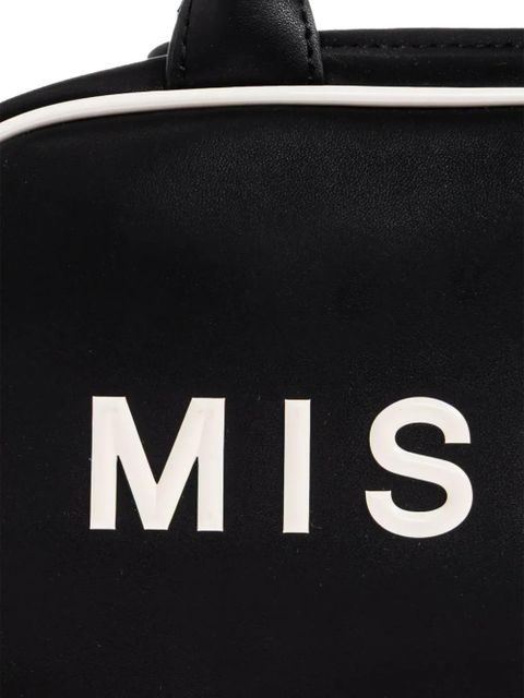 MISBHV logo-plaque top-handle tote bag - Black