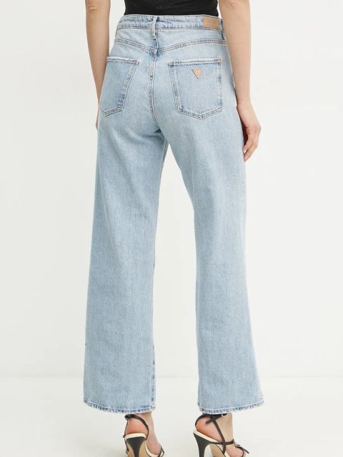 Guess jeansy damskie kolor niebieski WBGA98 D4K30