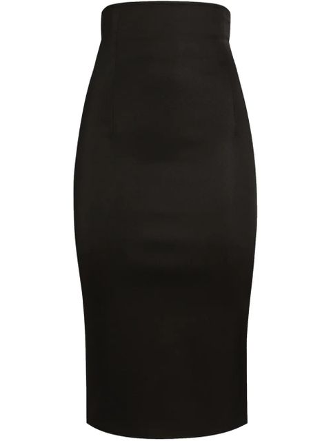 Dolce & Gabbana high-waist midi skirt - Black - zdjęcie produktu nr 1