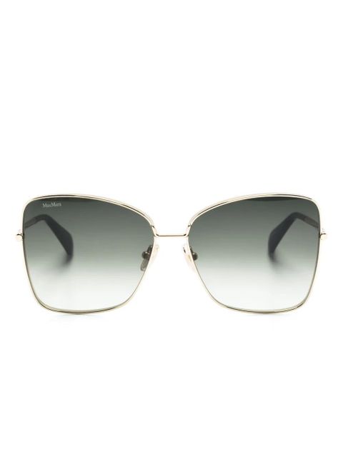 Max Mara Eyewear MM0097 Menton1 geometric-frame sunglasses - Gold - zdjęcie produktu nr 1