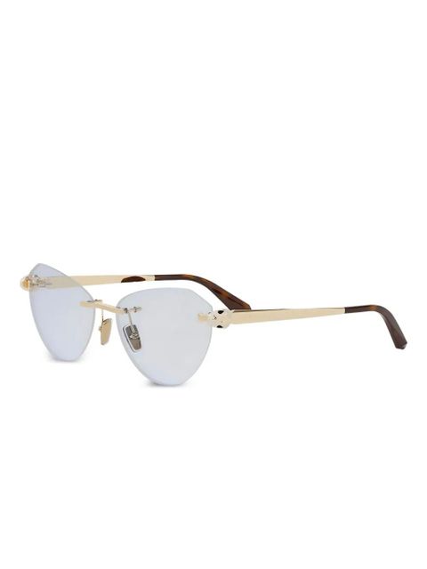 Bvlgari cat-eye sunglasses - Gold - zdjęcie produktu nr 1