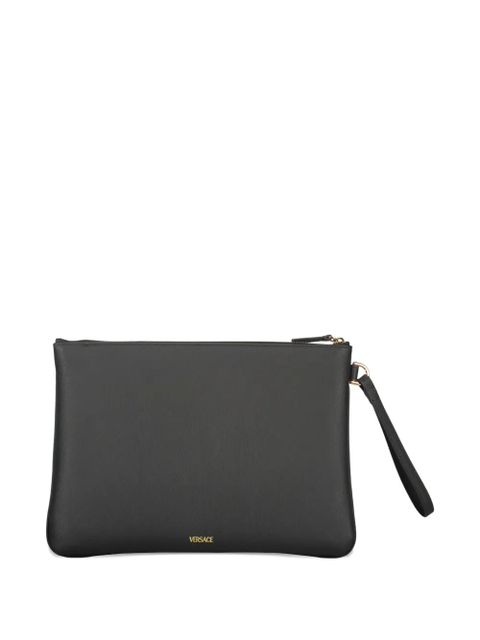 Versace Medusa Head-embellishment clutch bag - Black