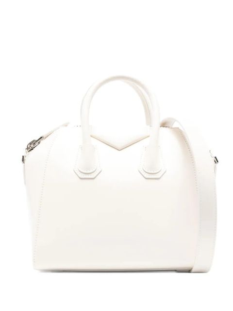 Givenchy mini Antigona leather tote bag - White - zdjęcie produktu nr 1