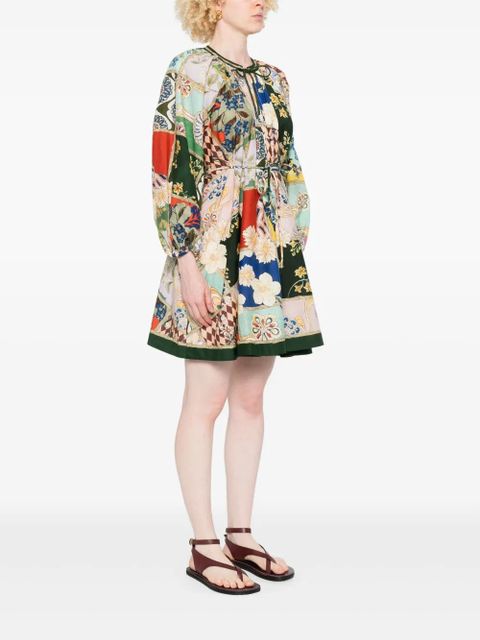 ALEMAIS Bianca mini dress - Green